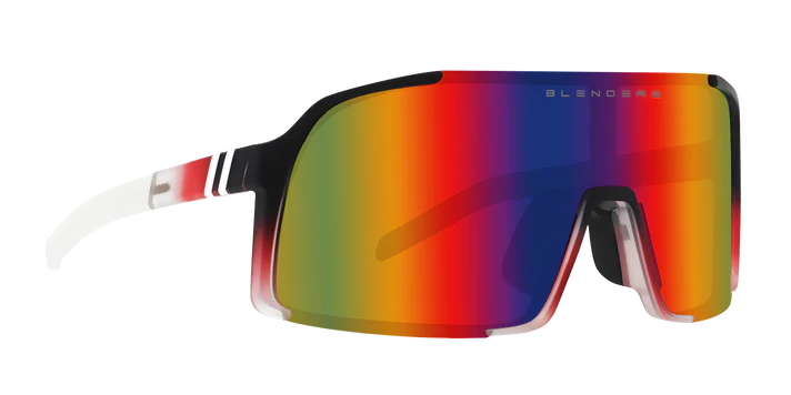 BL066 BLENDERS EXPOSE DANCE KINGDOM BE5310 132 BLACK RED CLEAR GRADIENT  RAINBOW MIRRORED