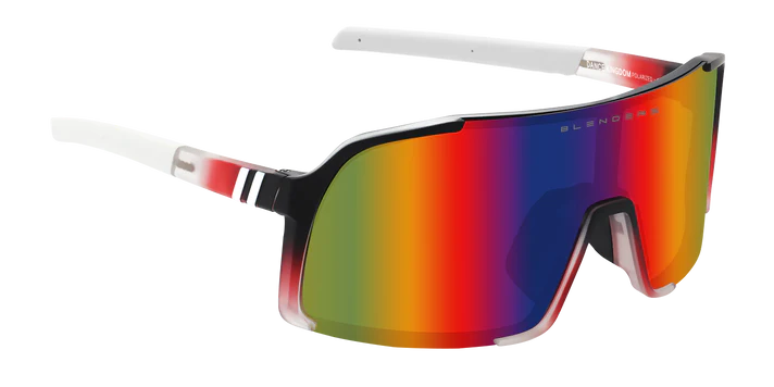 BL066 BLENDERS EXPOSE DANCE KINGDOM BE5310 132 BLACK RED CLEAR GRADIENT  RAINBOW MIRRORED