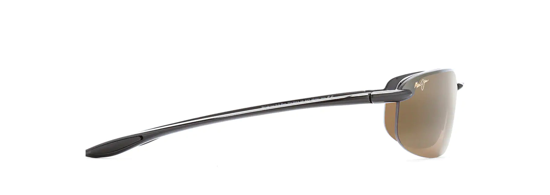 MJ415 MAUI JIM HOOKIPA H407-02 64 GLOSS BLACK / HCL BRONZE