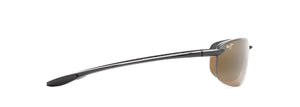 MJ415 MAUI JIM HOOKIPA H407-02 64 GLOSS BLACK / HCL BRONZE