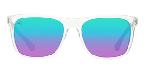 BL021 BLENDERS CHARTER CLEAR WONDER BE5703 54 CRYSTAL CLEAR / BLUE - PURPLE MIRRORED POLARIZED