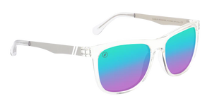BL021 BLENDERS CHARTER CLEAR WONDER BE5703 54 CRYSTAL CLEAR / BLUE - PURPLE MIRRORED POLARIZED