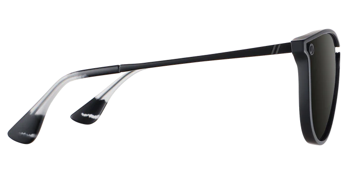 BL046 BLENDERS NORTH PARK X2 LEGEND BOUND BE6008 53 SATIN BLACK  BLACK SMOKE POLARIZED