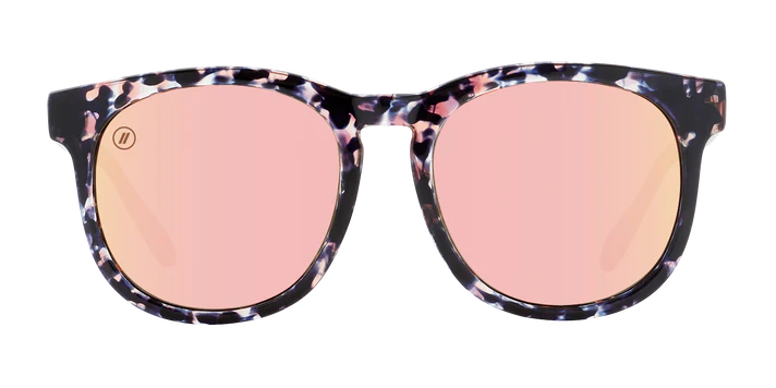 BL040 BLENDERS H SERIES MAMBA QUEEN BE1039 132 GLOSS PURPLE PINK & BLUE TORTOISE  CHAMPAGNE MIRRORED POLARIZED