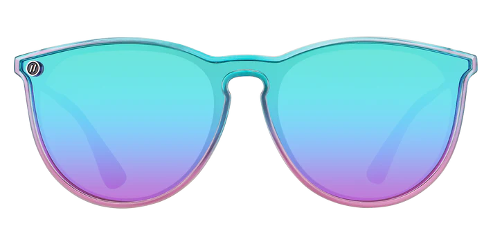Iridescent Blue and Purple Sunglasses Wicked Glinda Upland for Good Sunglasses | Blue To Pink  main image 4