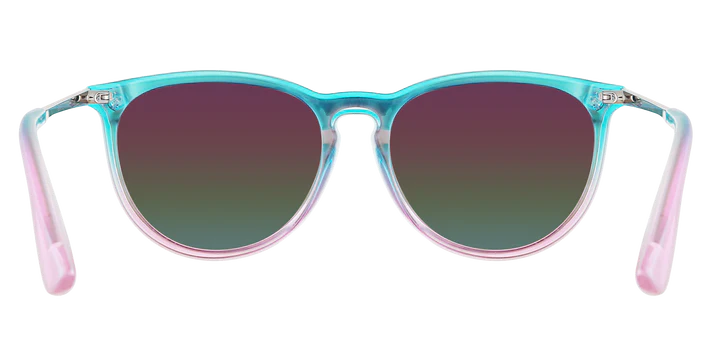 BL016 BLENDERS NORTH PARK X2 NORA RAD BE6009 53 GLOSS BLUE AND PURPLE IRIDESCENT  BLUE AND PURPLE MIRRORED