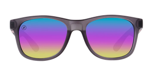 BL013 BLENDERS M CLASS X2 ROYAL BLITZ BE435 52.5 MATTE GREY  RAINBOW MIRRORED POLARIZED