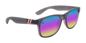 BL013 BLENDERS M CLASS X2 ROYAL BLITZ BE435 52.5 MATTE GREY  RAINBOW MIRRORED POLARIZED