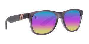 BL013 BLENDERS M CLASS X2 ROYAL BLITZ BE435 52.5 MATTE GREY  RAINBOW MIRRORED POLARIZED