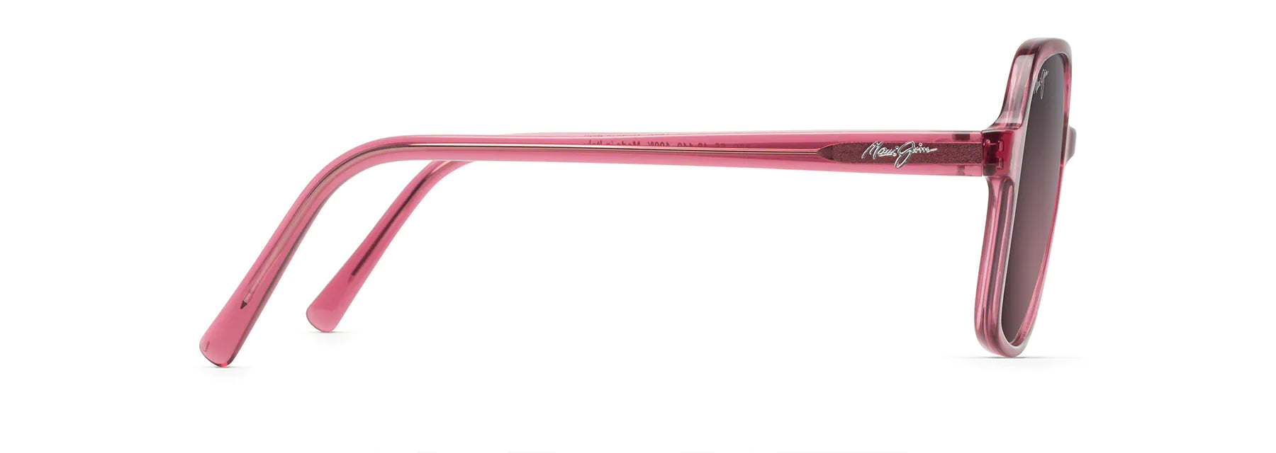 MJ474 MAUI JIM LITTLE BELL RS860-28F 55 TRANSLUCENT RASPBERRY / MAUI ROSE