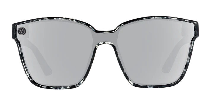 BL029 BLENDERS BUTTERTRON STERLING LADY BE3412 53 CRYSTAL BLACK & CLEAR TORTOISE  SILVER MIRRORED POLARIZED