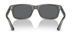 PO146 PERSOL PO3048S 1103B1 58 TRANSPARENT GREY / DARK GREY