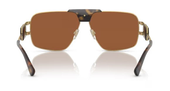 VE171 VERSACE VE2251 147073 63 GOLD / DARK BROWN