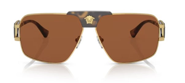 VE171 VERSACE VE2251 147073 63 GOLD / DARK BROWN