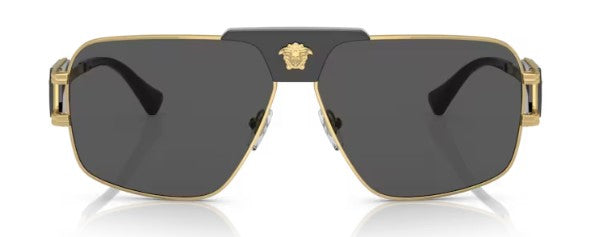 VE147 VERSACE VE2251 100287 63 GOLD / DARK GRAY