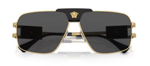 VE147 VERSACE VE2251 100287 63 GOLD / DARK GRAY