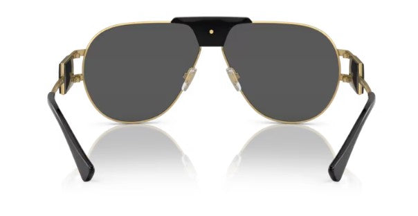 VE151 VERSACE VE2252 100287 63 GOLD / DARK GRAY