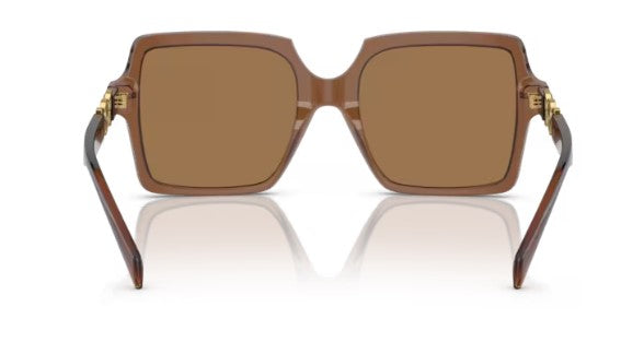 VE166 VERSACE VE4441 5028/O 55 TRANSPARENT BROWN / BROWN ORANGE METALLIC MIRRORED