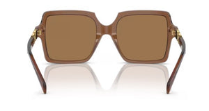 VE166 VERSACE VE4441 5028/O 55 TRANSPARENT BROWN / BROWN ORANGE METALLIC MIRRORED
