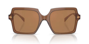 VE166 VERSACE VE4441 5028/O 55 TRANSPARENT BROWN / BROWN ORANGE METALLIC MIRRORED