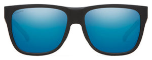 SM22 SMITH LOWDOWN 2 20094100356QG MATTE BLACK  / CHROMA POP BLUE MIRRORED POLARIZED