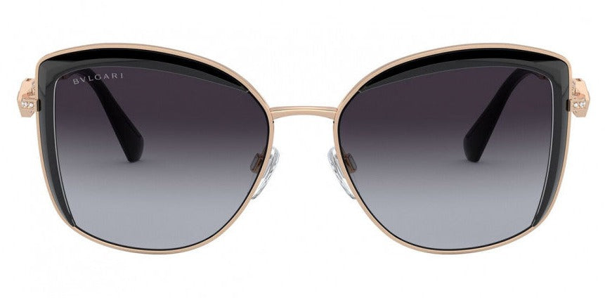 G17 BVLGARI BV6128B 20148G 56 PINK GOLD - BLACK / GRAY GRADIENT