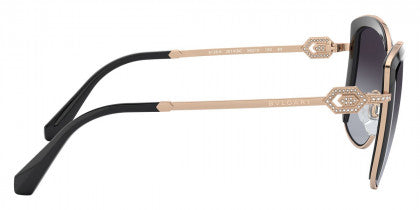 G17 BVLGARI BV6128B 20148G 56 PINK GOLD - BLACK / GRAY GRADIENT