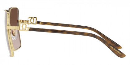 DG13 DOLCE & GABBANA DG2279 02/13 60 GOLD  GRADIENT BROWN