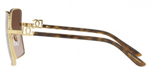 DG13 DOLCE & GABBANA DG2279 02/13 60 GOLD  GRADIENT BROWN
