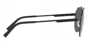 DG14 DOLCE & GABBANA DG2288 110681 59 MATTE BLACK  GRAY POLARIZED