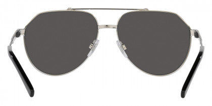 DG15 DOLCE & GABBANA DG2288 131387 59 SILVER - GOLD  DARK GRAY