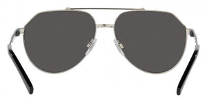 DG15 DOLCE & GABBANA DG2288 131387 59 SILVER - GOLD  DARK GRAY