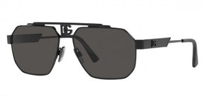 DG35 DOLCE & GABBANA DG2294 01/87 59 BLACK  DARK GRAY