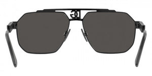 DG35 DOLCE & GABBANA DG2294 01/87 59 BLACK  DARK GRAY