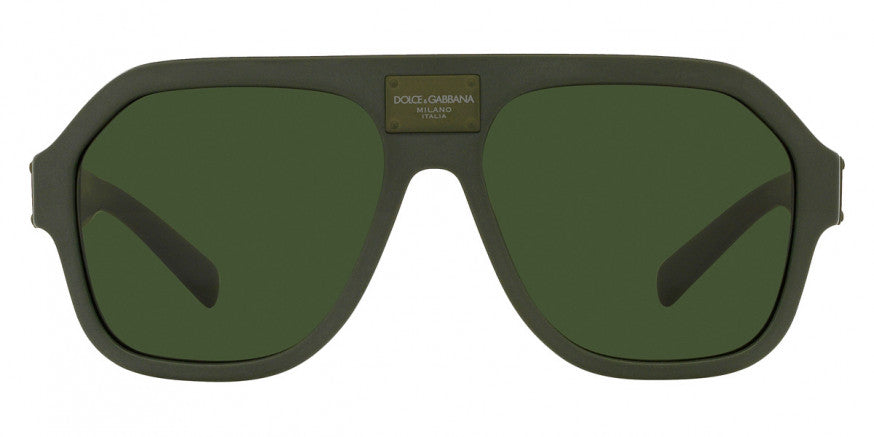 DG25 DOLCE & GABBANA DG4433 329771 58 MATTE DARK GREEN  DARK GREEN