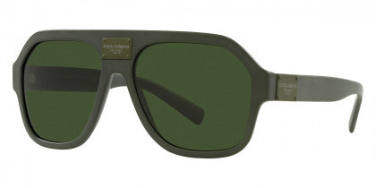 DG25 DOLCE & GABBANA DG4433 329771 58 MATTE DARK GREEN  DARK GREEN