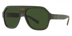DG25 DOLCE & GABBANA DG4433 329771 58 MATTE DARK GREEN  DARK GREEN