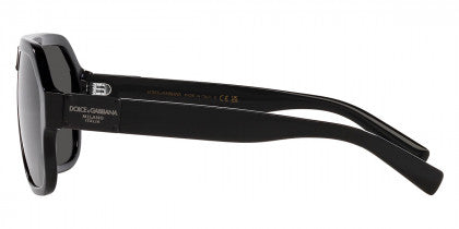 DG28 DOLCE & GABBANA DG4433 501/87 58 BLACK  DARK GRAY