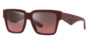 DG18 DOLCE & GABBANA DG4436 30917E 55 BORDEAUX  PINK MIRRORED SILVER GRADIENT