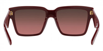 DG18 DOLCE & GABBANA DG4436 30917E 55 BORDEAUX  PINK MIRRORED SILVER GRADIENT