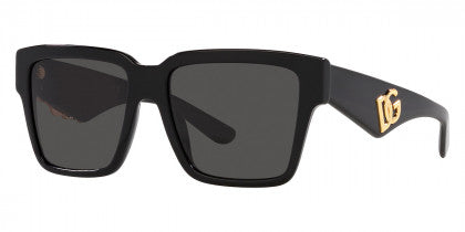 DG19 DOLCE & GABBANA DG4436 501/87 55 BLACK / DARK GRAY