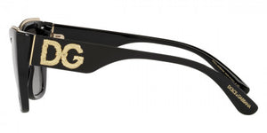 DG24 DOLCE & GABBANA DG6144 501/8G 54 BLACK  GRADIENT GRAY