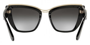 DG24 DOLCE & GABBANA DG6144 501/8G 54 BLACK  GRADIENT GRAY