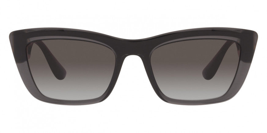 DG22 DOLCE & GABBANA DG6171 32578G 54 TRANSPARENT GRAY - BLACK  GRAY GRADIENT