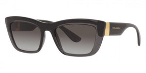 DG22 DOLCE & GABBANA DG6171 32578G 54 TRANSPARENT GRAY - BLACK  GRAY GRADIENT