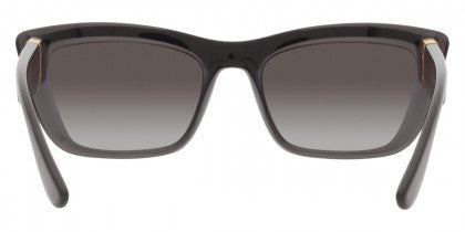 DG22 DOLCE & GABBANA DG6171 32578G 54 TRANSPARENT GRAY - BLACK  GRAY GRADIENT