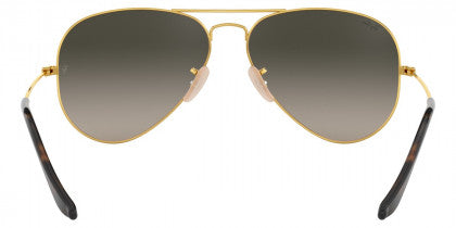 D63 RAY-BAN AVIATOR LARGE METAL RB3025 181/71 62 ARISTA LIGHT GRAY GRADIENT DARK GRAY