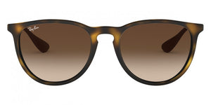 F96 RAY-BAN ERIKA RB4171F 865/13 57 RUBBER HAVANA / BROWN GRADIENT DARK BROWN