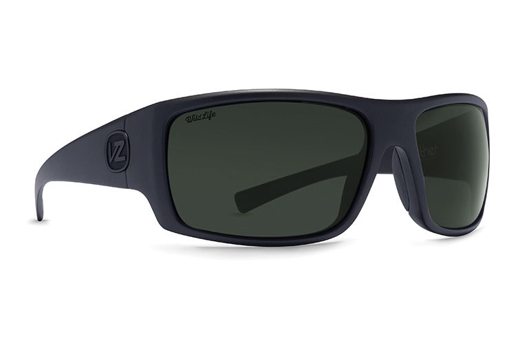 VZ37 VON ZIPPER  SUPLEX-PSV 63 BLACK SATIN / WILDLIFE VINTAGE GREY POLARIZED