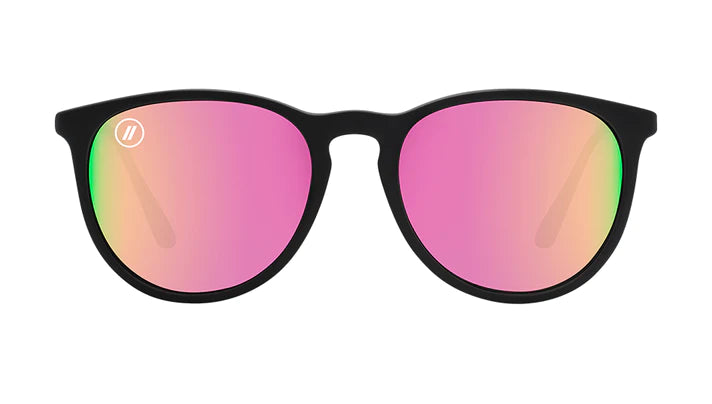 BL118 BLENDERS NORTH PARK ROSE THEATER BE811 53.8 SOFT MATTE BLACK  ROSE MIRRORED POLARIZED